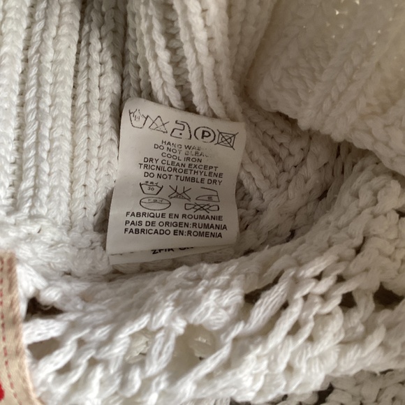 MISS SIXTY COTTON ACRYLIC LOOSELY WOVEN KNIT FULL ZIP CARDIGAN SIZE LARGE - Picture 6 of 12